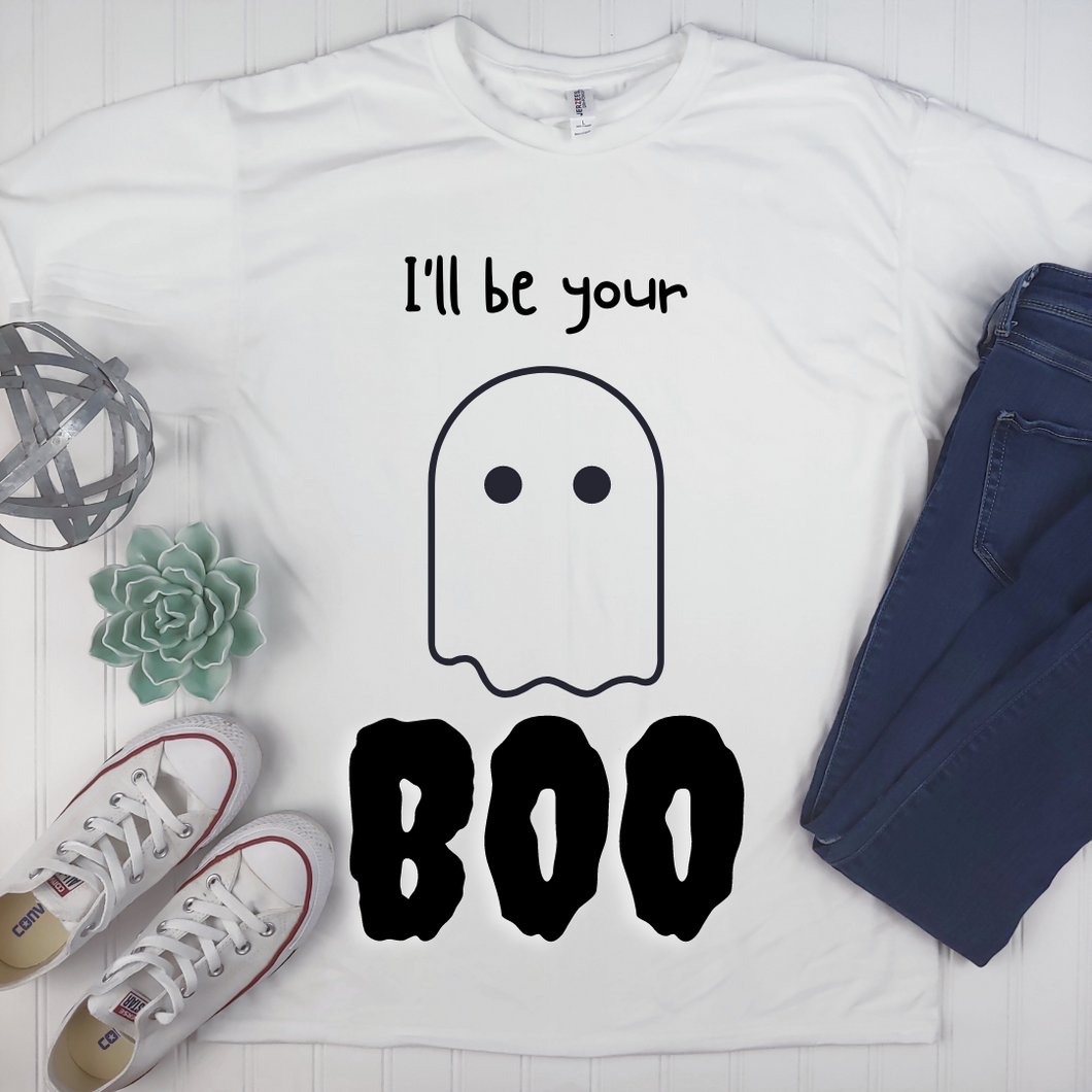 I'll be your boo White Tee